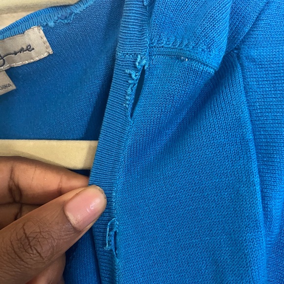 Ombre blue forever 21 cardigan - Picture 3 of 5